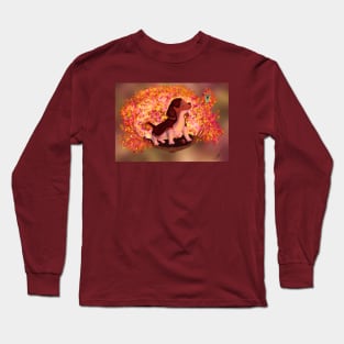 Autumn beagle Long Sleeve T-Shirt